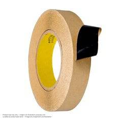 3M 7100117047 Black Double Coated Tape 9576B, 4 mil, 1.5 inch wide, 55 yards long, double-sided adhesive tape.
