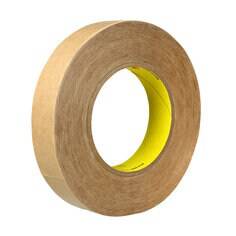 3M 9576-1/2X60-CLR double coated clear tape, 4 mil thickness, 1/2 inch wide, 60 yards long, for bonding and mounting applications.