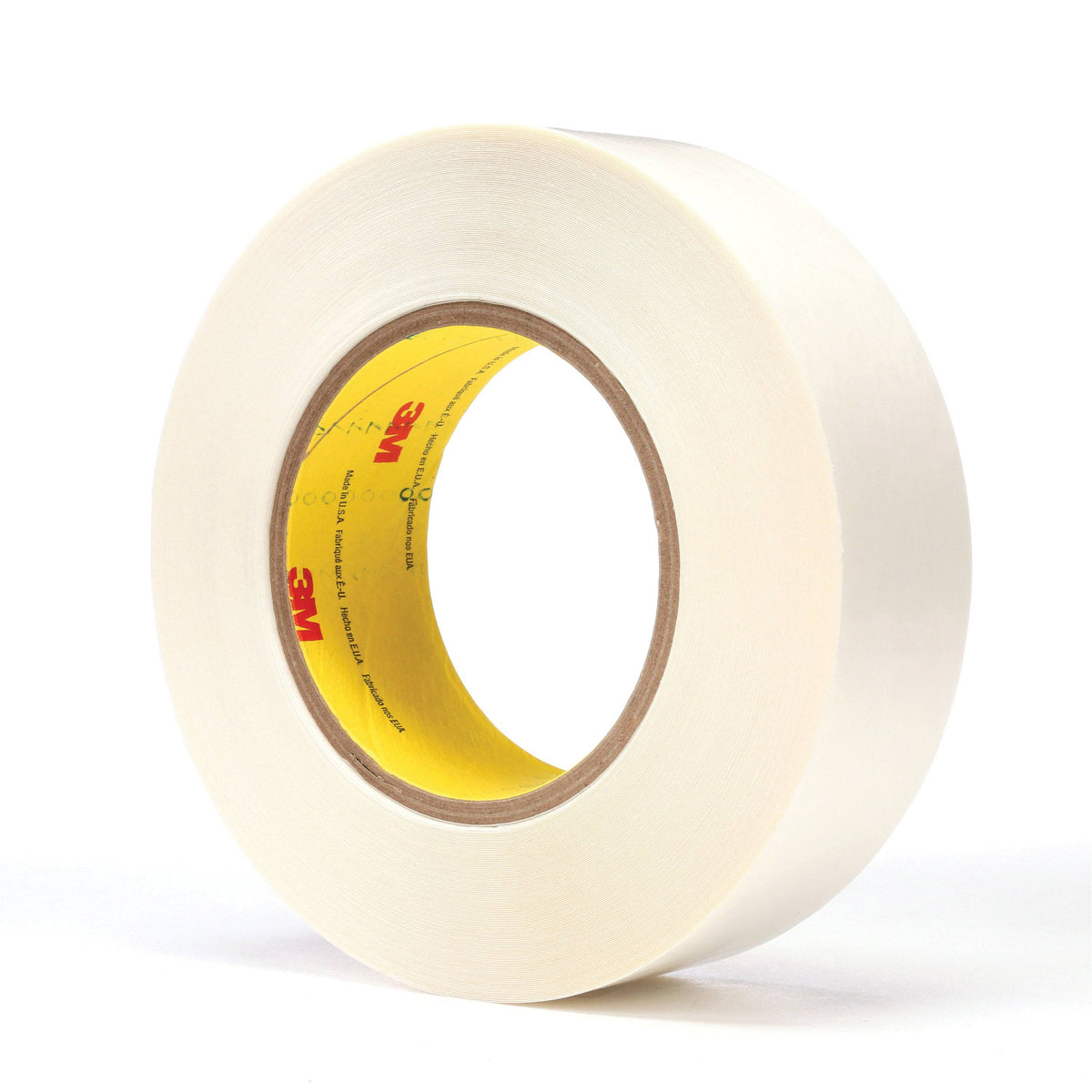 3M 9579 double-sided tape, white, 1.5-inch x 36 yards, 9 mil thick, versatile double coated adhesive tape.