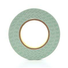 3M 9589-1X36 double coated film tape in white, 1 inch by 36 yards, double-sided adhesive tape for industrial use.