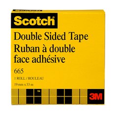 3M Scotch 665-18 - Double Sided Tape 665-DBL (3/4 Inch x 36 Yards) 7000136789 - eGrimesDirect