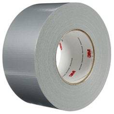 3M 6969-48X54.8-OLI extra heavy duty duct tape in olive color, 1.89 inches wide and 60 yards long, for heavy-duty repairs.