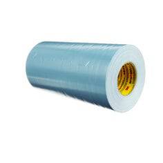 3M Performance Plus Duct Tape 8979 in Slate Blue, 12 inch x 60 yards, featuring strong adhesive and durable fabric backing.