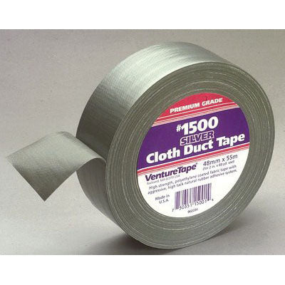 3M Venture 1500-G063 - Cloth Duct Tape 1500 White (1.89 Inch x 60yds) 7100043871 - eGrimesDirect