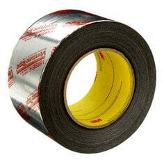 3M Venture 1599B-72X109.7-SIL silver polypropylene duct tape, 72mm by 109.7 meters, with UL181B-FX certification.