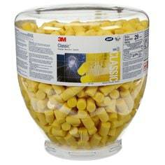 3M E-A-Rsoft Classic One Touch Refill yellow ear plug dispenser refill for hearing protection and noise reduction.