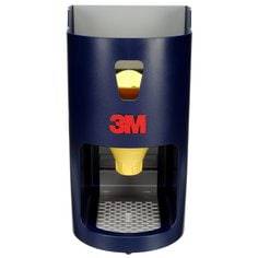 3M E-A-Rsoft One Touch Pro earplug dispenser showing a sleek black plastic unit with a slide opening for easy earplug access
