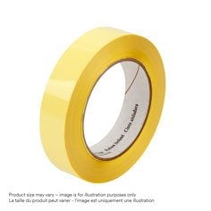 3M 3M7000132839 - Polyester Film Electric Tape 1318 Yellow 24" X 72 Yd Log 3 In Paper Untrimmed One Side 7000132839 7000132839 - eGrimesDirect