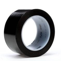 3M Vinyl Tape 471 in black, 2-inch wide and 36 yards long, with 5.2 mil thickness, shown in the image.
