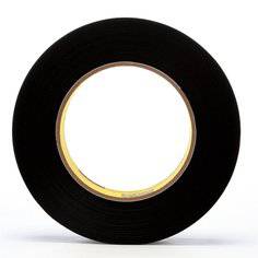 Black 3M Vinyl Tape 472, 1 inch by 36 yards, 10.4 mil thickness, ideal for electrical and surface protection applications.
