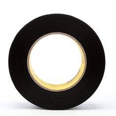 Black 3M Vinyl Tape 472, 2-inch by 36-yard roll, 10.4 mil thick, suitable for electrical and industrial applications.