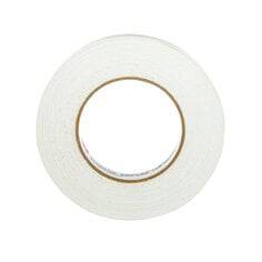 White 3M Scotch glass cloth electrical tape with rubber adhesive, 3/4 inch by 60 yards, on a 3-inch core.