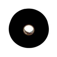 Black 3M Scotch 66R vinyl electrical tape, 3/4 inch wide and 36 feet long, shown in a roll for electrical insulation and wiring.