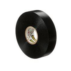 3M Scotch Super 88 black vinyl electrical tape, 3/4 inch by 44 feet, showing the tape roll with black adhesive surface and packaging.