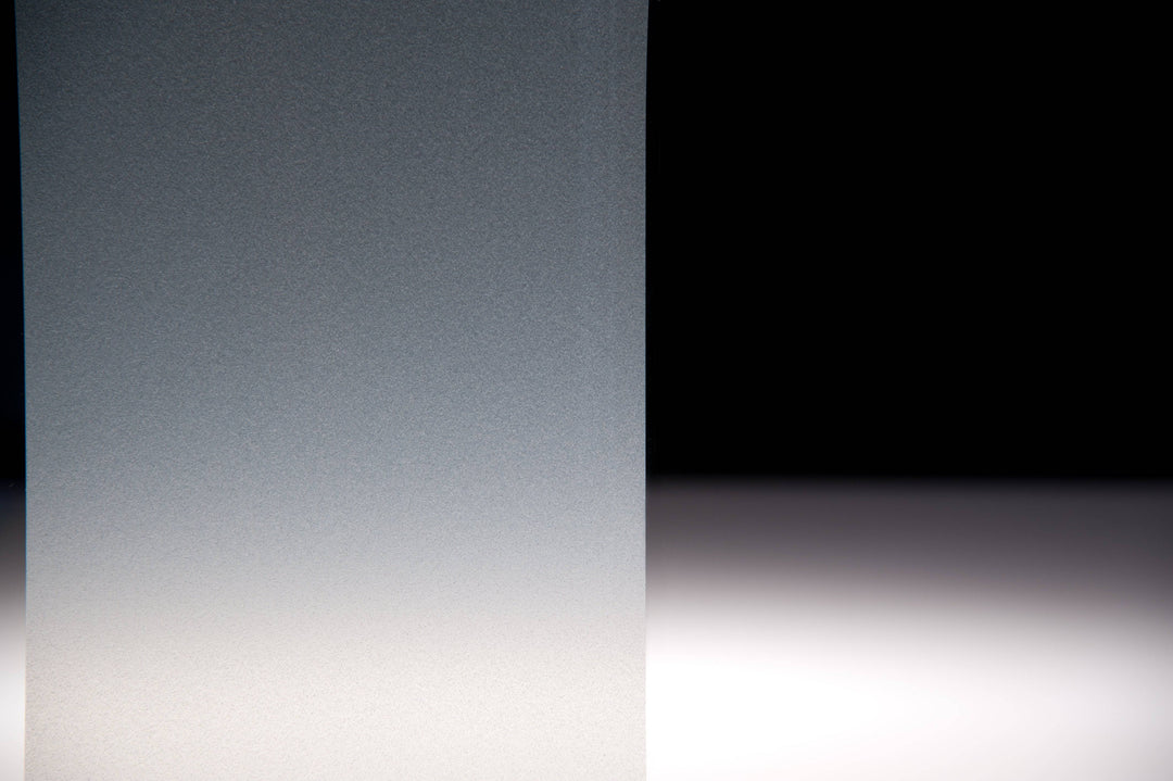 3M Scotchcal 7725SE-324 ElectroCut Graphic Film in frosted crystal, 30 inch by 50 yards, for decorative and signage applications.