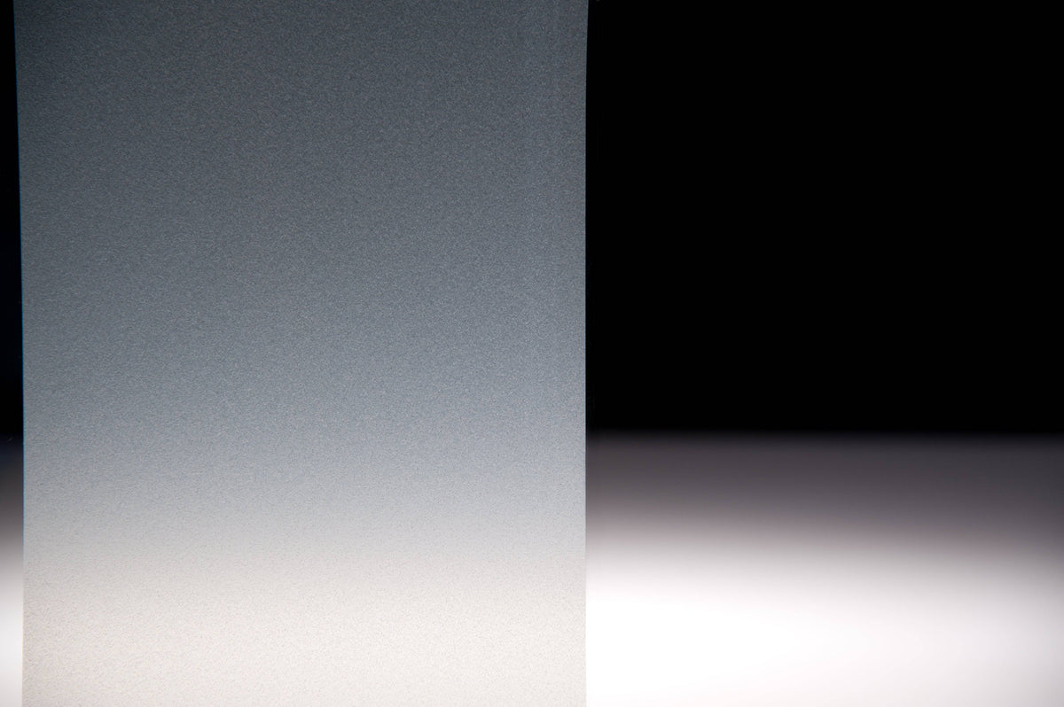 3M Scotchcal 7725SE-324 ElectroCut Graphic Film in frosted crystal, 30 inch by 50 yards, for decorative and signage applications.