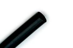 3M FP301H-3/8X48BK black heat shrink thin-wall tubing, 3/8 inch by 48 inch, used for electrical enclosures and insulation.
