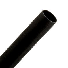 3M FP301X-1/4X48BK - 3M Heat Shrink Thin-Wall Tubing, FP-301, black, 1/4 in x 48 in (0.64 cm x 121.92 cm) 3M FP301X-1/4X48BK 7100007366 - eGrimesDirect