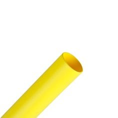 3M FP301X-1/8X48YL - Heat Shrink Thin-Wall Tubing FP-301-1/8-48"-Yellow-250 Pcs 48 in Length sticks 250 pieces/case 7010350205 - eGrimesDirect