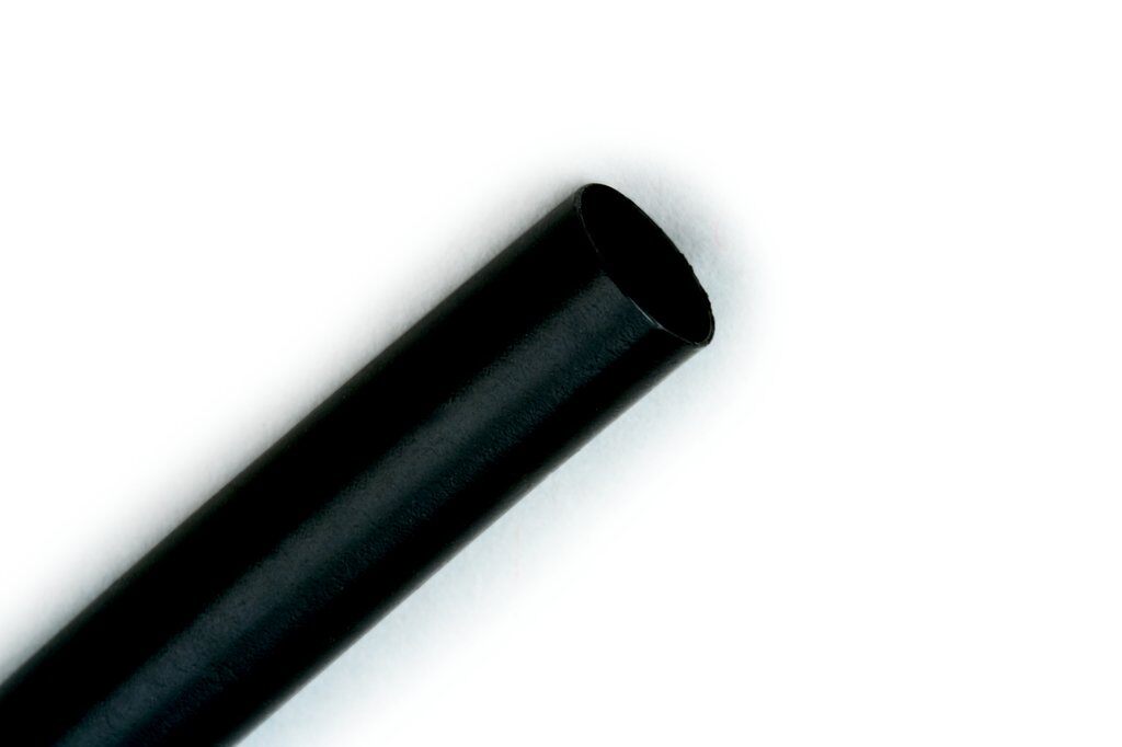 3M FPSM301-1/4X100BK - Heat Shrink Thin-Wall Tubing Fp-301 Black 1/4 in x 100 Ft (0.64 cm 30.48 m) Spool 7100022418 - eGrimesDirect