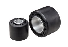 3M AB28349 - Rubber Slotted Expander Wheel 2834 3-2/5 in x 3 in 5/8 in Arbor Hole 7000028222 - eGrimesDirect