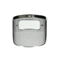 3M steel mesh faceshield screen with clear eyeshield for face protection and durability in safety applications.