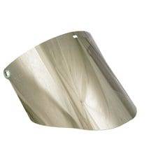 3M Medium Green Aluminized Polycarbonate Faceshield WP96BAL, molded protective face shield with green tint for safety and visibility.