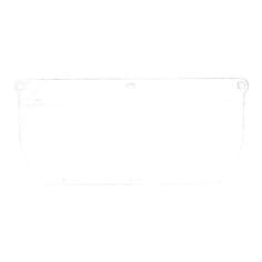 3M clear polycarbonate faceshield WP98 8254 flat stock for face protection, shown in the product image.