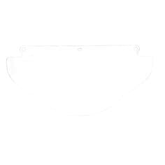 3M wide clear polycarbonate faceshield with large window for face protection, flat stock design, model 82582-00000.