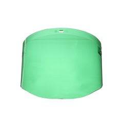 3M dark green polycarbonate face shield WP96 model with molded design, providing facial protection.