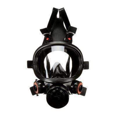 3M 7800S-S full facepiece reusable respirator in small size, with adjustable straps and clear visor for respiratory protection.