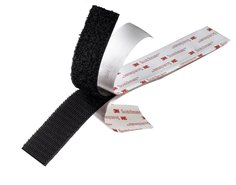 3M SJ3519FR-1-1/2X50 - Flame Resistant Hook Fastener SJ3519FR Black (1-1/2 Inch x 50 Yards) 7010384098 - eGrimesDirect