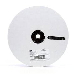 3M SJ3527N black loop fastener strip, 2 inches by 50 yards, nylon hook and loop fastening tape for various applications.