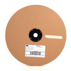 3M SJ3571-1X50-WHT white loop fastener roll, 1 inch by 50 yards, shown in a close-up image with textured fabric surface.