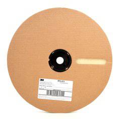 3M SJ3572 white hook and loop fastener strip, 1 inch by 50 yards, showing the textured hook side ready for fastening.