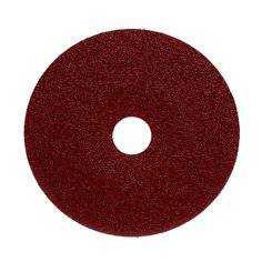 3M AB89608 closed coat fibre disc with ceramic alumina grit, 5-inch diameter, 7/8-inch arbor, ideal for grinding and finishing.