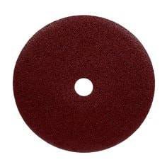 3M AB89609 Closed Coat Fibre Disc with 782C ceramic alumina grit, 7-inch diameter, 7/8-inch arbor for grinding and finishing.