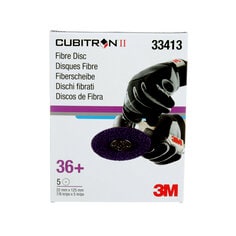 3M 33413 - 3M Cubitron II Abrasive Fibre Disc, 33413, 36+, 5 in x 7/8 in 3M 33413 7100033183 - eGrimesDirect
