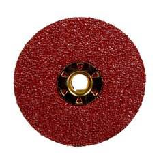 3M Cubitron II Fibre TN Disc, 4.5-inch quick-change ceramic alumina abrasive disc with 36+ grit for grinding and surface finishing.