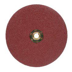3M Cubitron II Fibre TN Disc, 7-inch quick-change fibre disc with 80 grit ceramic alumina abrasive for grinding and finishing.