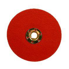 3M Cubitron II 5-inch Fibre TN Disc with 60 Grit ceramic alumina, quick change attachment for grinding and finishing applications.