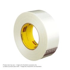 3M Scotch 890-12X55 - High Strength Filament Tape 890MSR Clear (0.47 Inch x 60.14 Yards) 7000124625 - eGrimesDirect