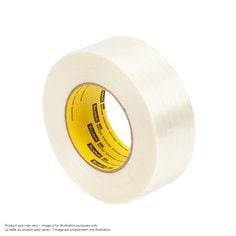 3M Scotch 898 filament tape in clear, 2.83 inch width and 60.14 yards length, designed for heavy-duty packaging and bundling.