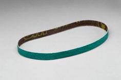 3M AB19076 sanding belt, 3/4 inch by 18 inch, 80 grit zirconia alumina, flexible polyester backing, ideal for filing and grinding.