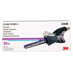 3M Cubitron II 33446 - Belt 33446, 80+, 1/2 in x 18 in (1.3 cm x 45.72 cm) 7100033186 - eGrimesDirect