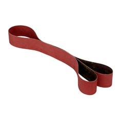 3M Cubitron II AB45567 - Cloth Belt 784F Ceramic Red Fabric Splice 120+ Yf-Weight 1/2x18 7100146282 - eGrimesDirect