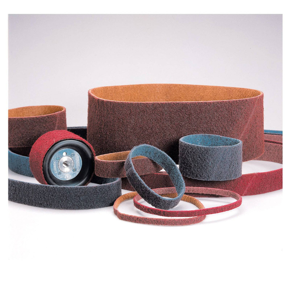 3M Scotch-Brite AM36084 file belt 1/4 x 18 inches, coarse surface conditioning belt for surface finishing and grinding.