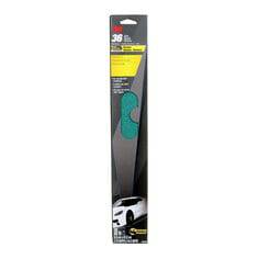 3M Green Corps 32232 abrasive file sheet, 2-3/4 x 16-1/2 inches, 36 grit, plain non-vacuum abrasive paper strip.