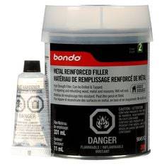 3M Bondo Metal Reinforced Filler 0.7 pt container, used for repairing and filling metal surfaces in auto body work.