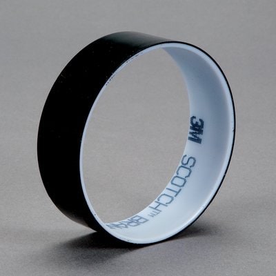 3M 850-1-1/2X72-BLK - 3M Polyester Film Tape, 850, black, 1.5 in x 72.0 yd x 1.9 mil (3.8 cm x 65.8 m x 0.0 mm) 3M 850-1-1/2X72-BLK 7000048772 - eGrimesDirect